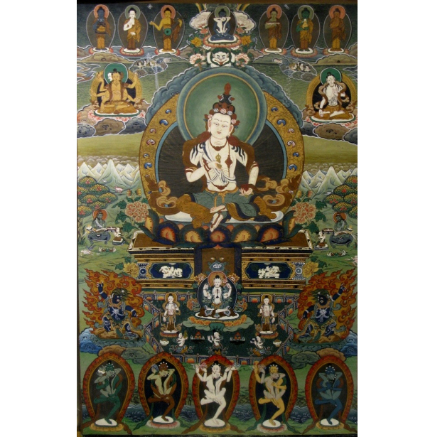 Chinese Tibetan Painted Thangka 